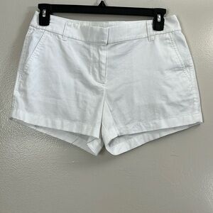 J. Crew White Chino Short Women’s Size 8